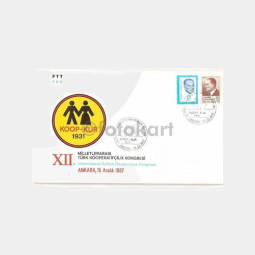 1987 Türk Kooperatifçilik Kongresi Fdc