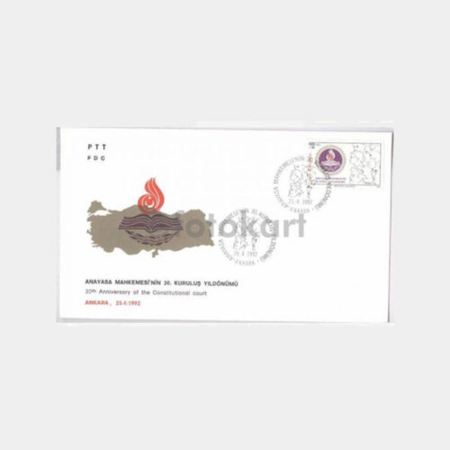 1992 Anayasa Mahkemesi 30. Yılı FDC