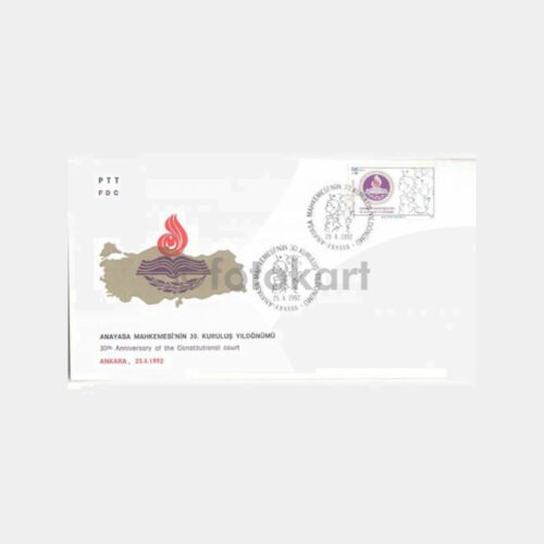 1992 Anayasa Mahkemesi 30. Yılı FDC