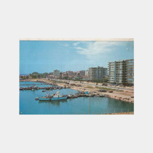 1975 Mersin Sahili Görünüş Kartpostal