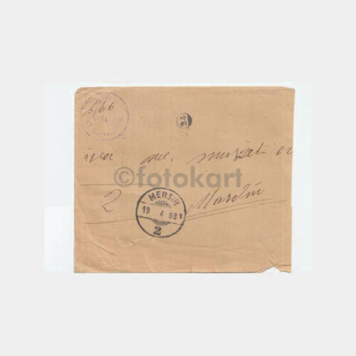 1931 Mardin Mersin Damgalı Zarf