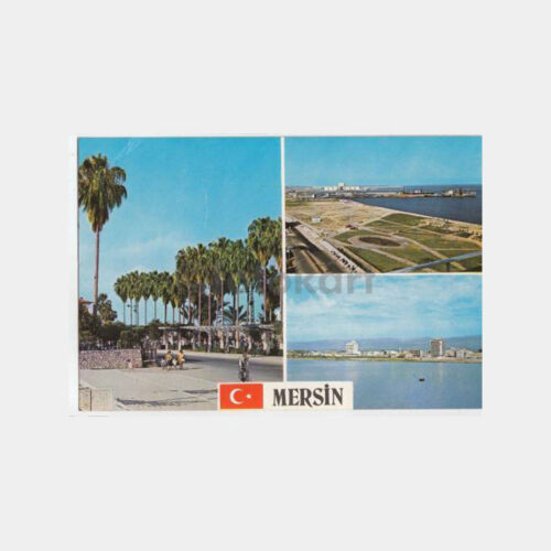 1974 Mersin 3 Ayrı Görünüş Kartpostal