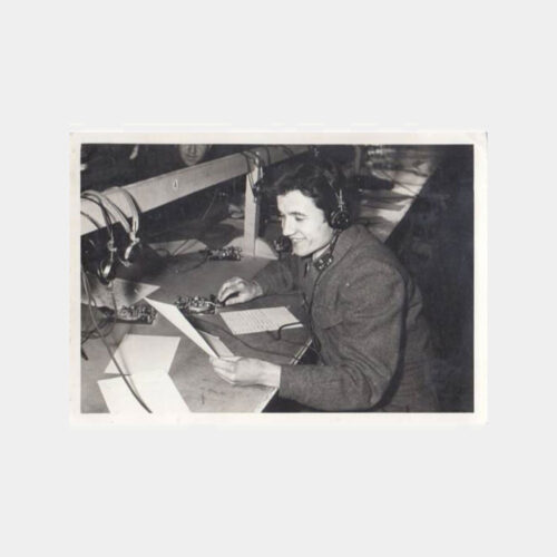 1956 Santral Telsiz Telgraf Operatörü Konulu Fotoğraf