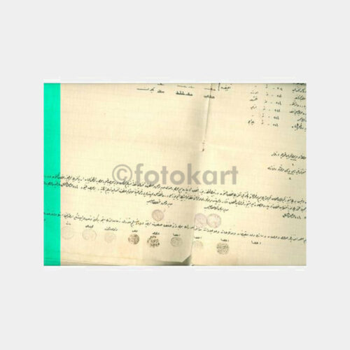 1924 Osmanlıca Belge - Resmi Damgalı 2 Adet Büyük Listeler - Görsel 3