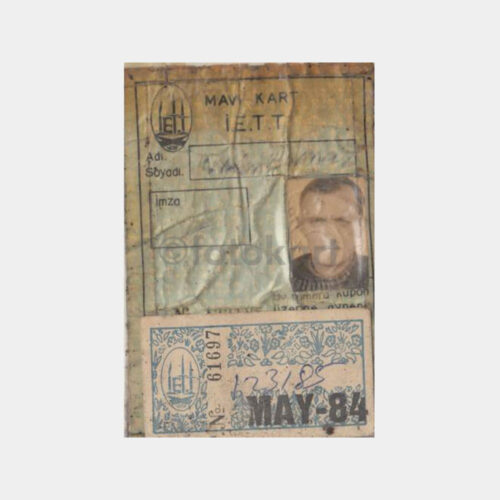 1984 İETT Otobüs Mavi Kartı