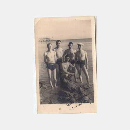 1940 Pendik Üniversite Deniz Kampı Baylar Fotoğraf