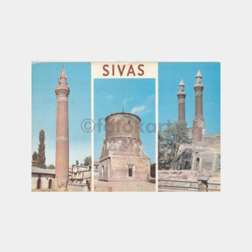 1976 Sivas Selçuklu Eserleri Kartpostal