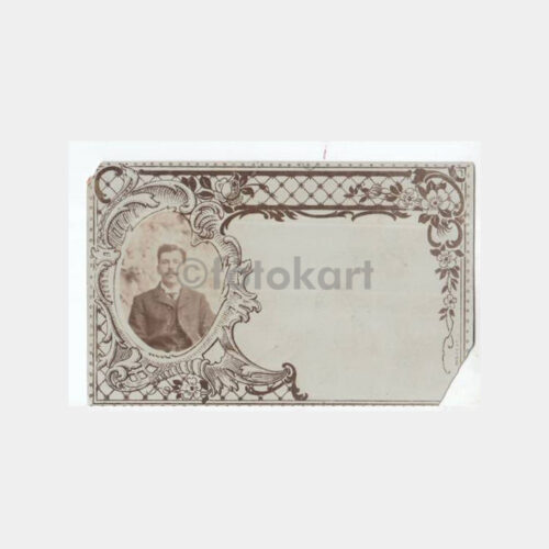 1900 Stüdyo Motif Çerçeve Desenli Bay Fotoğraf