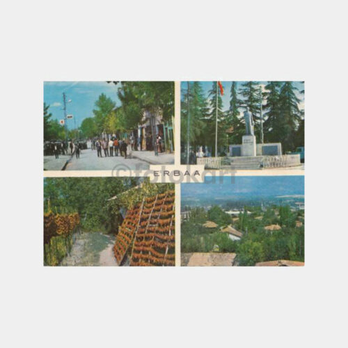 1978 Tokat Erbaa Görünüş Kartpostal