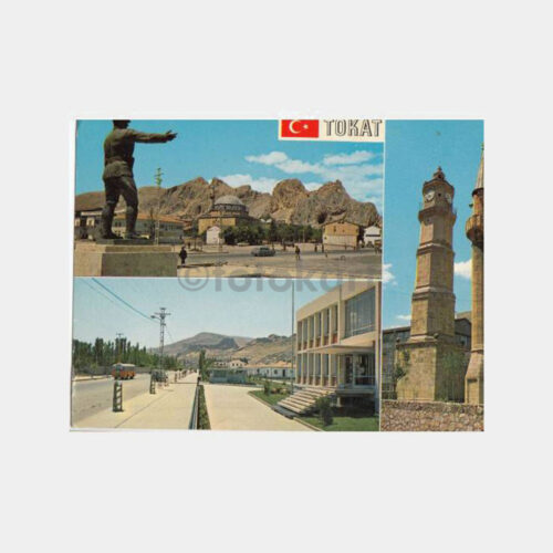 1980 Tokat 4 Görünüş Kartpostal