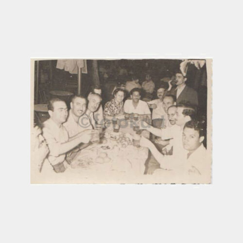1959 Bomonti Bira Bahçesi Aile Konulu Fotoğraf