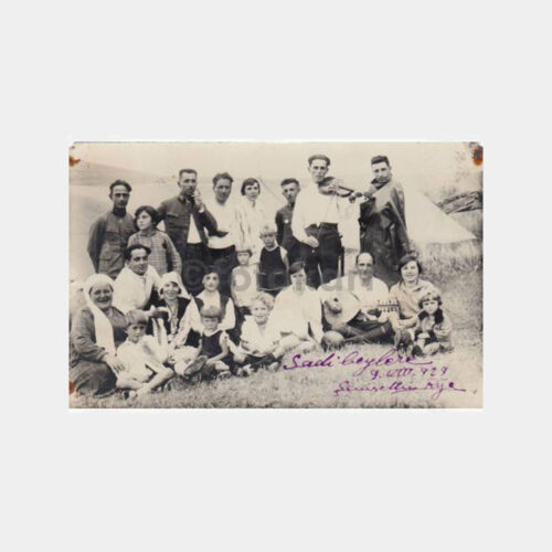 1929 Kır Bahçesi Piknik Mesire Aile Görünüş Fotoğraf
