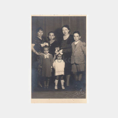 1940 Beyoğlu -Foto Kanzler- Aile Fotoğrafı