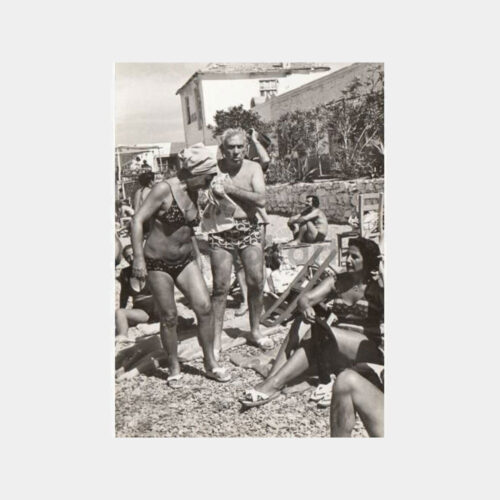 1978 Bodrum Karaada Plaj Konulu 2 Adet Fotoğraf - Görsel 2