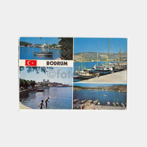 1975 Bodrum 4 Görünüş Kartpostal
