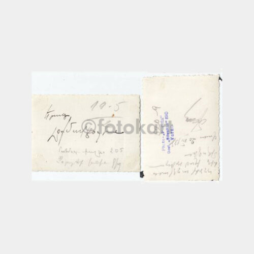 1937 Ermeni Aile Konulu 2 Adet Fotoğraf - Görsel 2