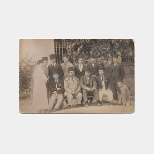 1920 Osmanlı Fesli Grup Konulu Fotoğraf