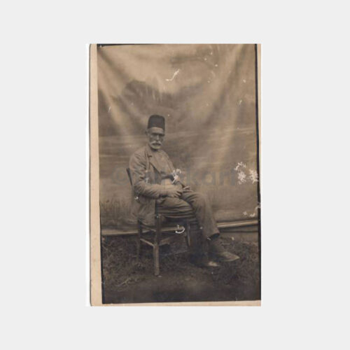 1900 Osmanlı Fesli Tip Dış Mekan Bay Fotoğraf