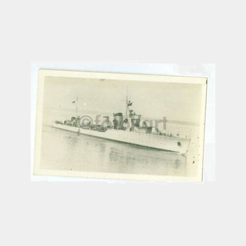 Türk Savaş Gemisi Konulu Kartpostal