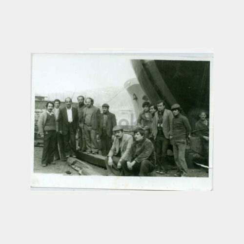 1963 Camialtı Tersanesi Gemi İndirme 4 Adet Fotoğraf - Görsel 4