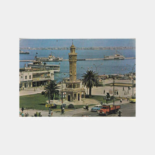 1978 İzmir Konak Saat Kulesi Görünüş Kartpostal