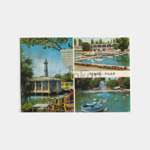 1975 İzmir Fuarı 3 Görünüş Kartpostal