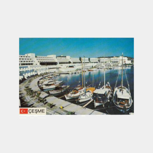 1985 İzmir Çeşme Altınyunus Oteli Görünüş Kartpostal