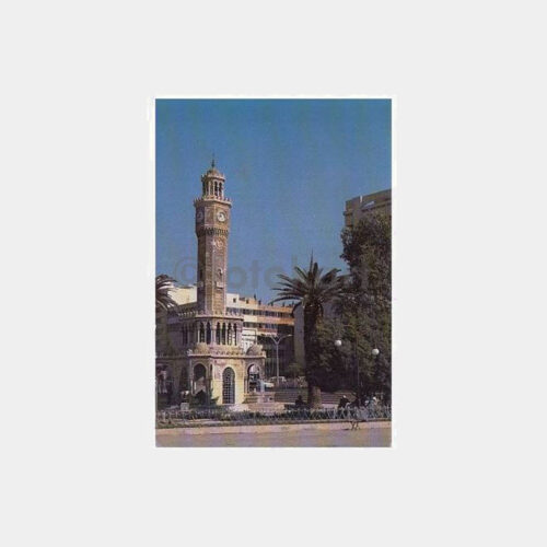 1978 İzmir Saat Kulesi Görünüş Kartpostal