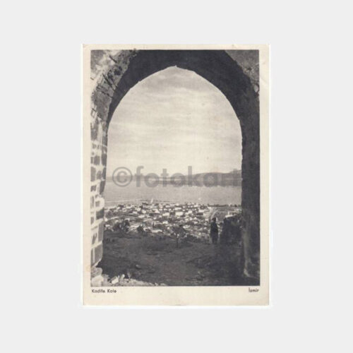 1940 İzmir Kadifekale Konulu -Tasvir Yayınevi- Kartpostal
