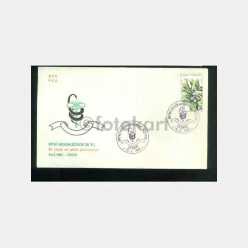 1981 İzmir - Bitki Hekimliğinde 50. Yıl FDC