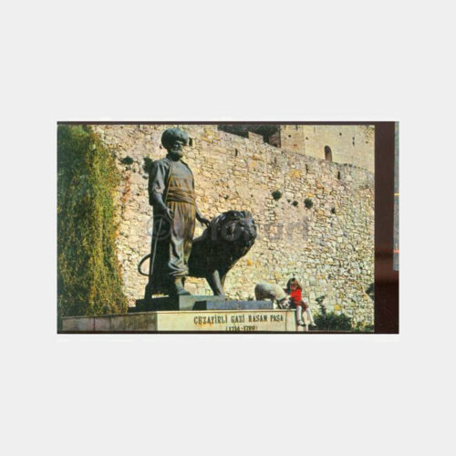 1983 İzmir Çeşme Görünüş Kartpostal