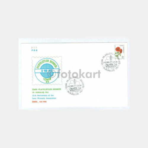 1985 İzmir Filatelistler Derneği 30. Yılı FDC