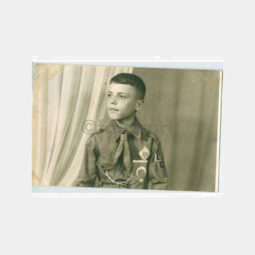 1962 İzmir Karşıyaka İzci Öğrenci Fotoğraf