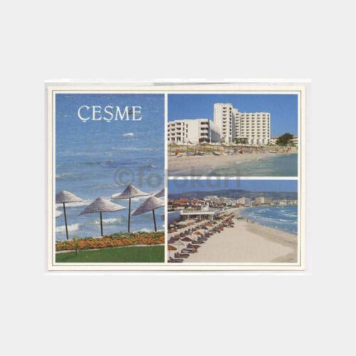 2005 İzmir Çeşme Oteller Görünüş Kartpostal