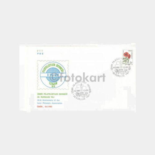 1985 İzmir Filatelistler Derneği 30. Yılı FDC