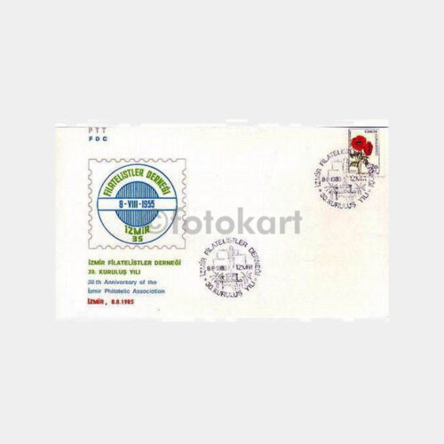 1985 İzmir Filatelistler Derneği 30. Yılı FDC
