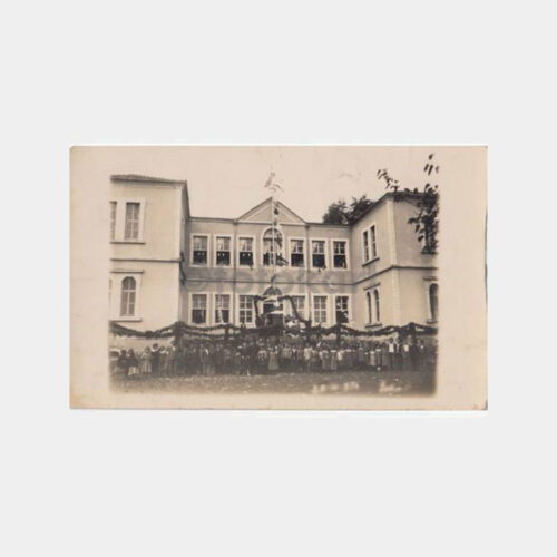 1940 Gemlik Okul Tören Konulu Fotoğraf