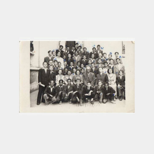 1950 Kasımpaşa Okul Hatırası Konulu Fotoğraf