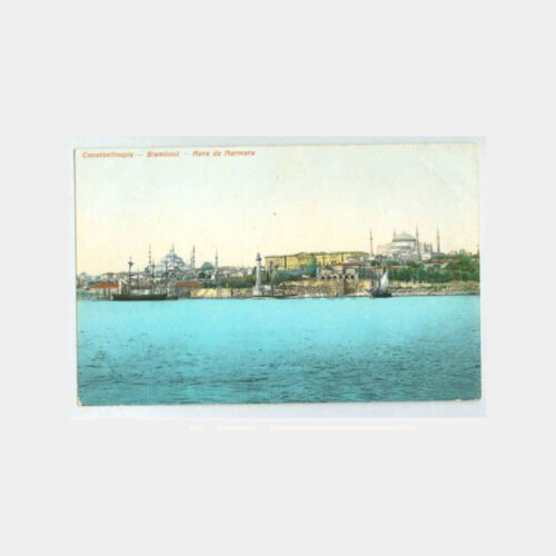 1910 Marmara'dan Sultanahmet Görünüş Kartpostal