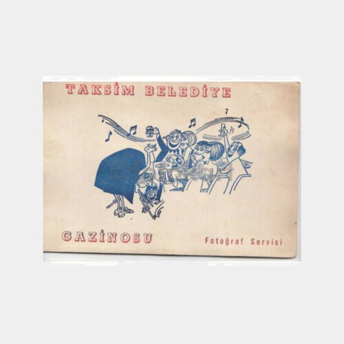 1969 Taksim Belediye Gazinosu Fotoğraf Kabı