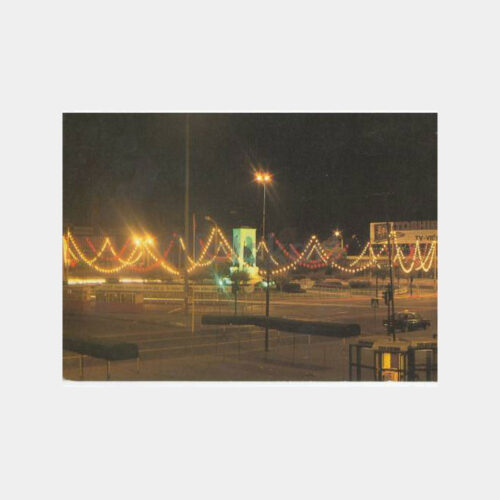 1975 Taksim Meydanı Gece Görünüş Kartpostal