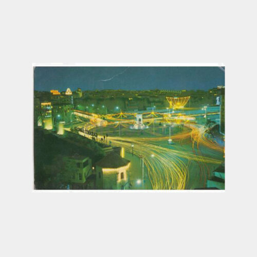1975 Taksim Meydanı Gece Görünüşü Kartpostal