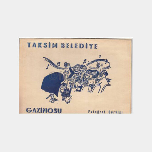 1970 Taksim Belediye Gazinosu Konulu Foto Kabı