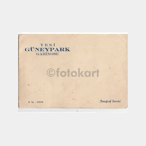 1966 Taksim Yeni Güneypark Gazinosu Foto Kabı