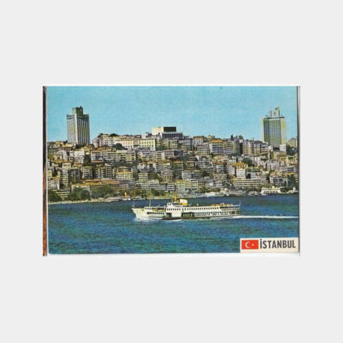 1975 İstanbul Vapur Konulu Kartpostal