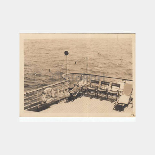 1950 Ankara Vapuru Güvertesinden Fotoğraf