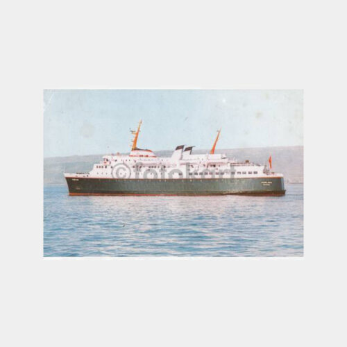 1975 Yeşilada Feribot Vapur Görünüş Kartpostal