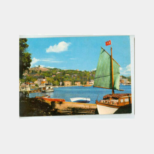 1965 Bebek İskelesi Vapur Görünüş Kartpostal