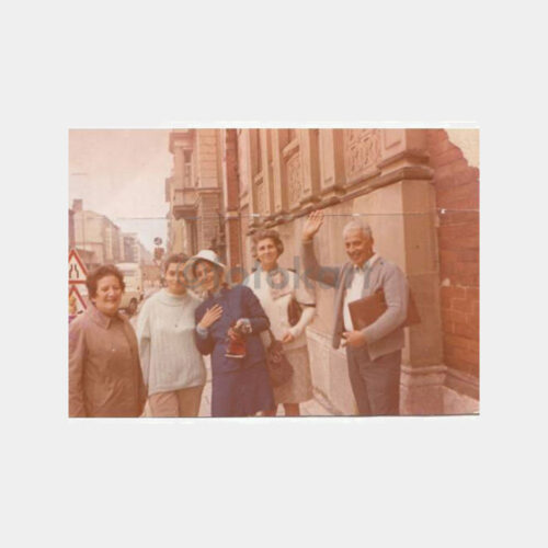 1970 Almanya Türk Ailesi Konulu 2 Adet Fotoğraf
