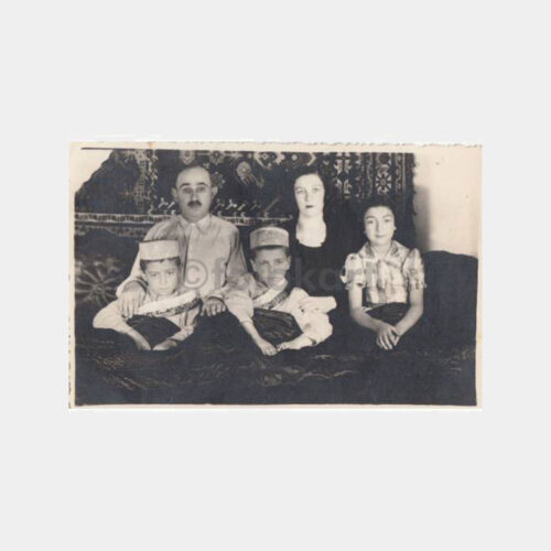 1933 Sünnet Çocukları Ailesi Fotoğraf
